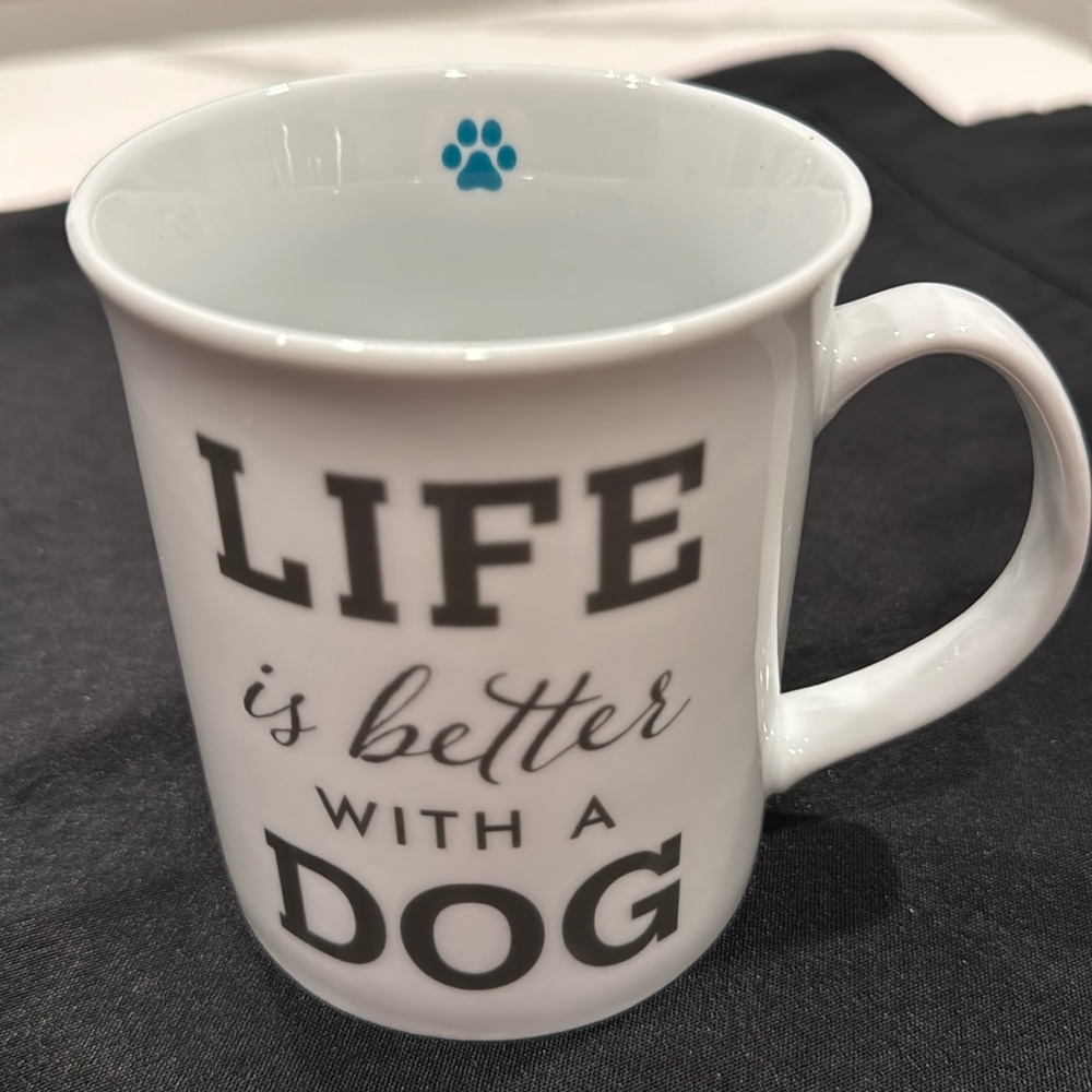 Fringe Mug life is better with a dog